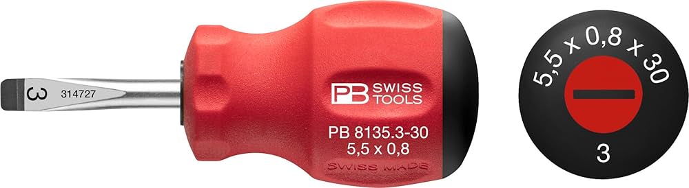 PBのマイナスドライバー8本です 8190.1-80 スイスグリップドライバープラス PB SWISS TOOLS